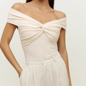 NWT Reformation Ezlynn Knit Top